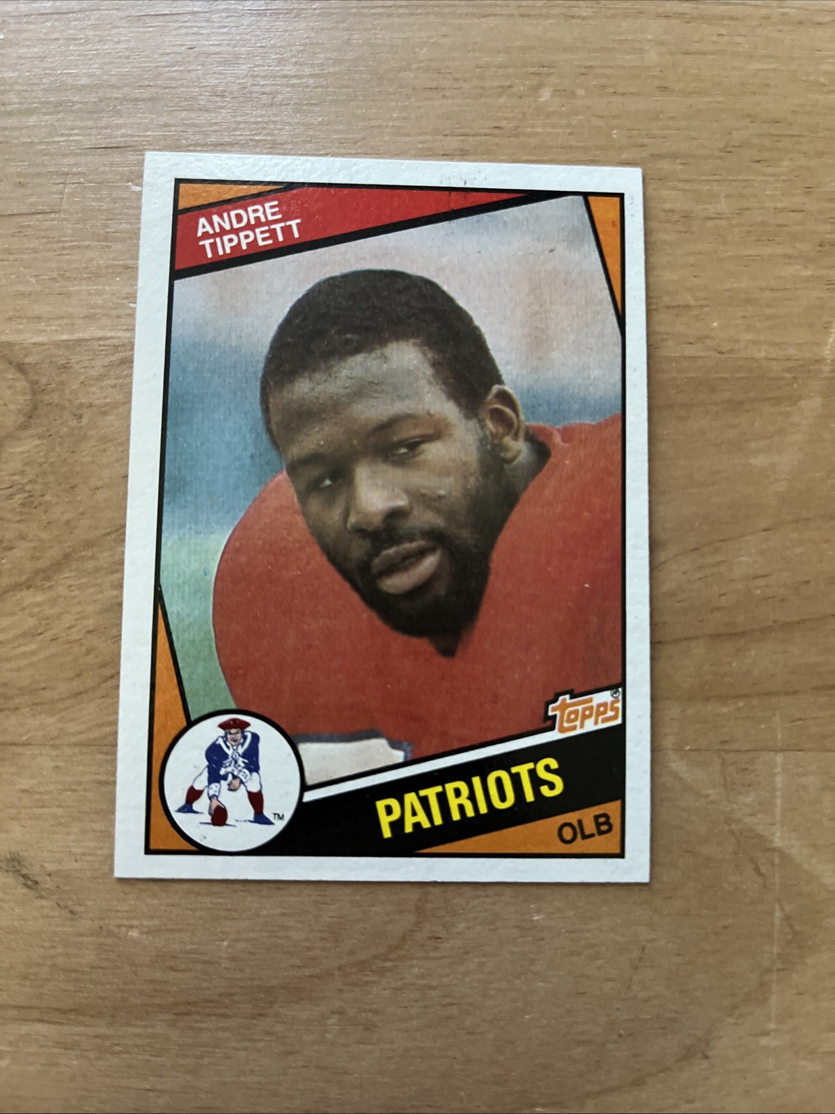1984 Topps Andre Tippett  RC Football #143 New England Patriots HOF