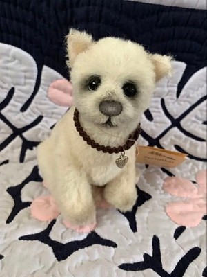 Teddy bear by international artist and designer Sylvia Gills (Westie) #QYA31M