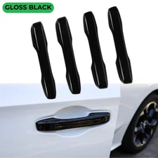 4x Gloss Black Exterior Door Handle Protector Cover Trim For 2022-26 Honda Civic