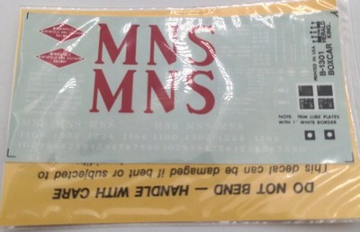 The Herald King B-1301 MNS Railway Decal