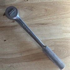 SK Tools 10" Round Head Ratchet 1/2" Drive Knurled Handle S-K 42470 USA READ!