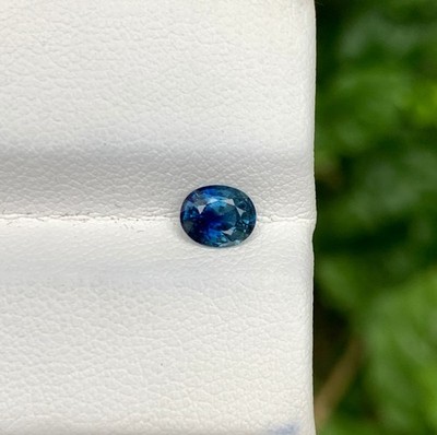 Teal Sapphire 0.71ct Oval Cut Heated Madagascar 6 mm Loose Gemstone