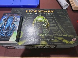 Legendary Encounters Alien Deck Building Game w/ Insert & Covenant Expansion
