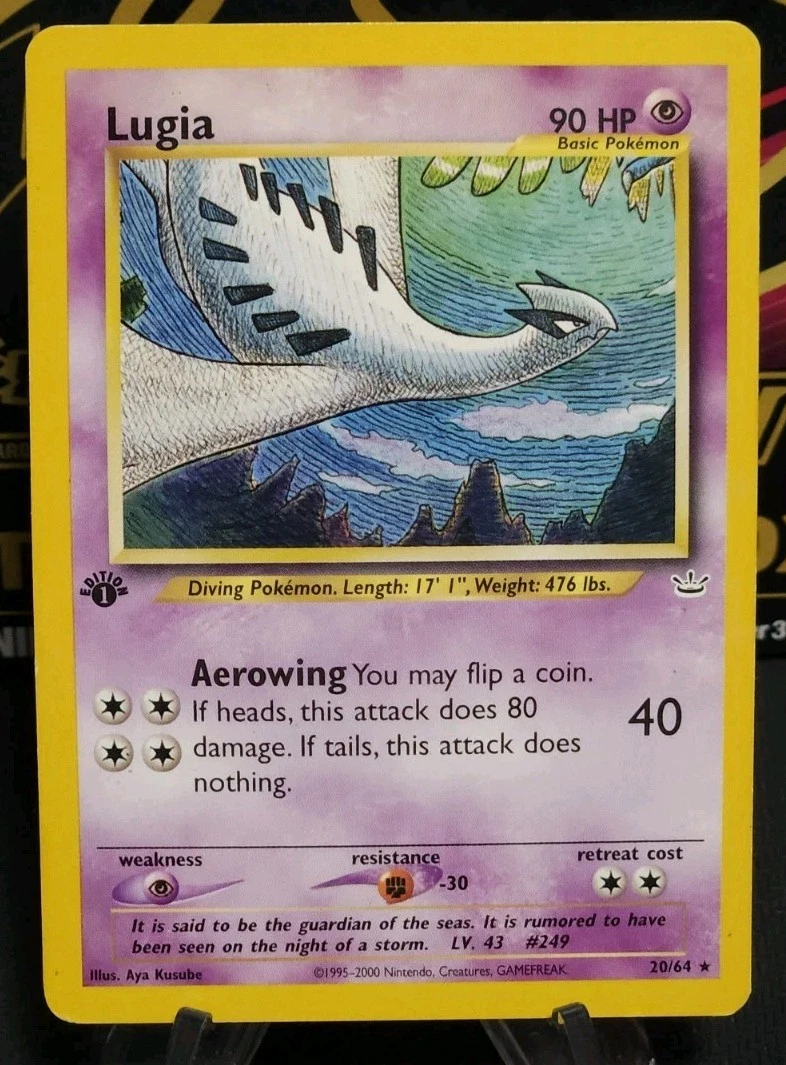 Lugia Pokémon TCG Neo Revelation Individual Collectible Card Game