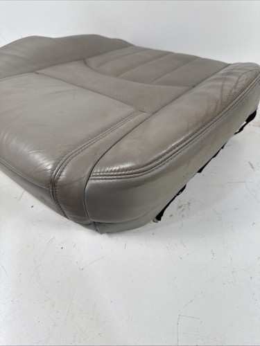 2013-2017 BUICK ENCLAVE Driver Bottom Leather Seat Cover Gray OEM HEATED - Picture 10 of 24