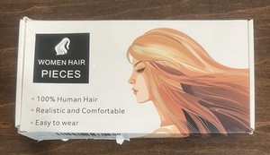Beautiful Metamorphosis Womens Hair Topper Pieces 100% Human Hair 10"Light Brown