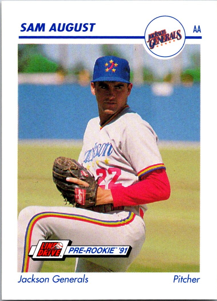 Sam August 1991 Line Drive AA #552 Jackson Generals