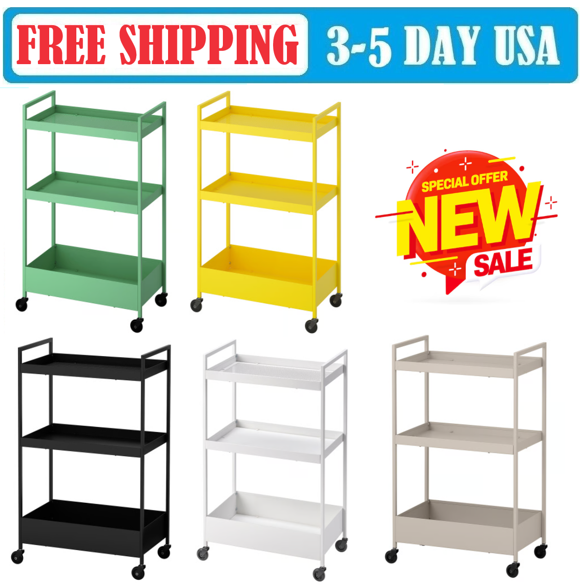 ikeikeyoshi IKEA NISSAFORS Utility cart, 19 7/8