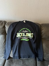 Image of Jack And Jones Navy Blue Hoody