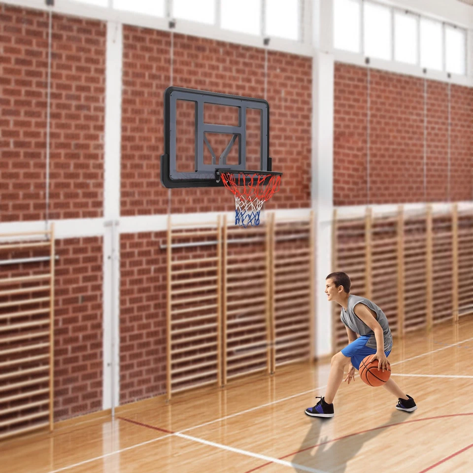 44" Basketball Backboard and Rim Shatterproof Polycarbonate Universal Mounting - Image 2 of 4