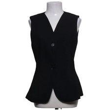 Zara, Anzugweste, Größe: M, Schwarz, Polyester, Einfarbig, Damen #H0J