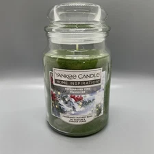 New! Yankee Candle Home Inspiration Pepperberry Pine Original Jar Candle 583g
