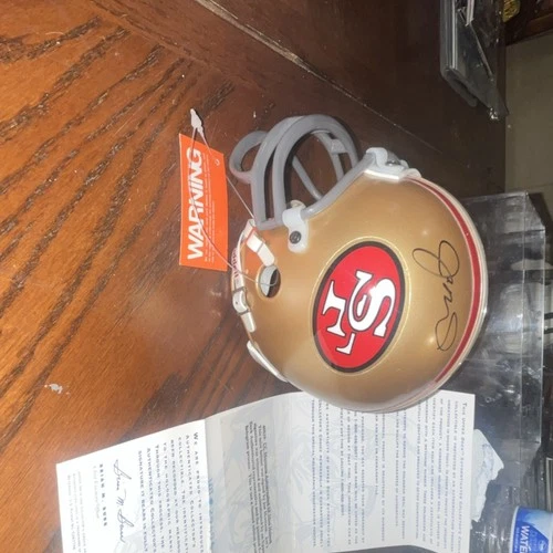 Joe Montana Signed San Francisco 49ers Mini Helmet Upper Deck Authenticated