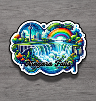 #ad #ad Niagara Falls Fridge Magnet or Laptop Sticker $3.36