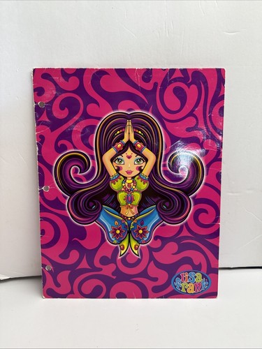 Vintage Y2k Lisa Frank Genie Girl Ordner 2001 sehr gebrauchter Zustand. Fehlerhafter Artikel