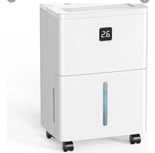 DEVERSE Max 25 Pints Dehumidifier for Home/Bedroom/Basement 1500 SQ.Ft White