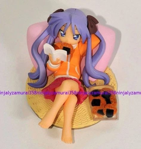Lucky Star Kagami Hiiragi promo figure mini Vignette official anime girl Authent