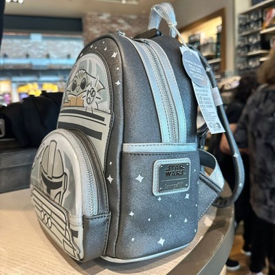 Disney Parks Loungefly Star Wars Characters Backpack 2024 - NEW 2024 DISNEY PARKS LOUNGEFLY STAR WARS GLOW-IN-THE-DARK  main image 3