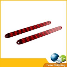 New 11 Red Led Stop Brake Turn Tail 16 Truck Trailer Car Submersible Light Bar