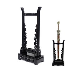 Wood Vertical Sword Holder Assembly Samurai Sword Katana Holder Stand Rack Base