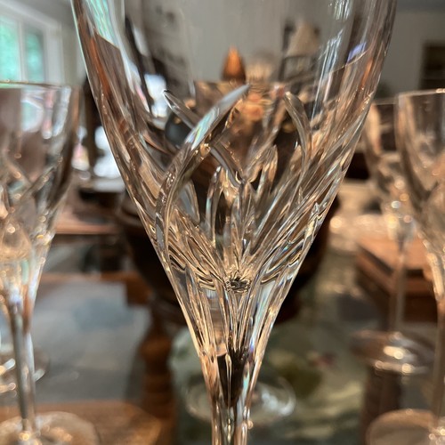 Waterford Crystal Merrill 9” Water Glass Or White Red And Rose’ Wine - 10 Avl - Picture 8 of 10