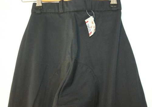 HORKA Korfu Trunierhose Reithose Damen Kniebesatz Stretch Gr 36 Baumwoll schwarz - Foto 6 di 6