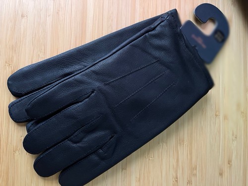 Brown Leather Gloves Size M - Picture 2 of 2