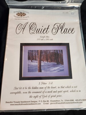Beautiful Threads Counted Cross Stitch Chart A Quiet Place 189x286 #1006