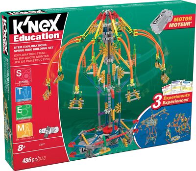 KNex 77078 KNEX STEM Explorations Swing Ride Bausatz für Alter 8 Ingenieurwesen