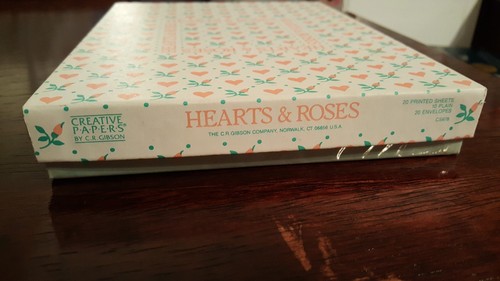 Vintage Schreibwaren 70er/80er Jahre Hearts & Roses CR Gibson mit OVP teilweise + Bonus - Bild 2 von 7