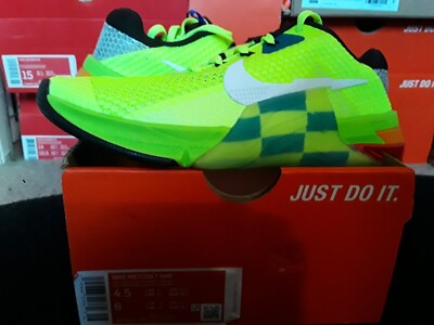 Nike Air Zoom Metcon 7 Amp Checkered Volt White Black Bright  display picture 3