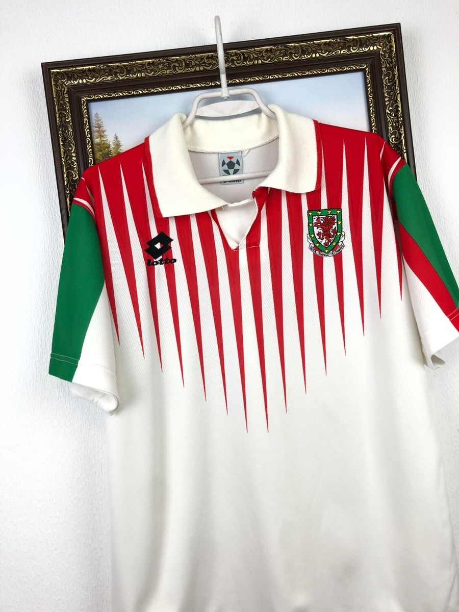 Wales Away football shirt 1996 Soccer Lotto Jersey Mens National