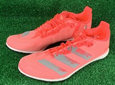 Adidas Adizero Avanti Boost Signal Pink Track  Field Spikes Shoes 12.5 EG6189