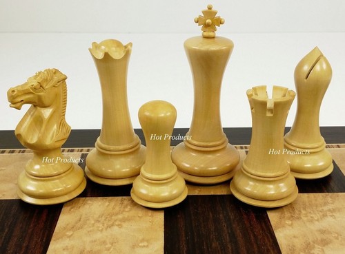 Juego de ajedrez de madera Staunton moderno de 4 reinas Black Empire para hombre - SIN tablero opt almacenamiento - Imagen 2 de 10