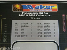 Edelbrock Carter AFB High Performance Carburetor Jet Master Tuning Kit 46 Pieces