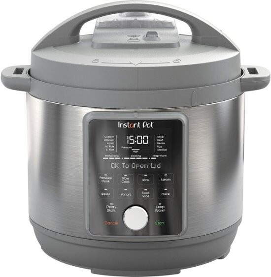 Instant Pot 6-Qt Duo Plus 9-in-1 Whisper-Quiet Steam Pressure Cooker 112-0169-01-image