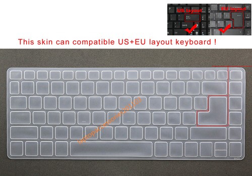 Keyboard Skin Cover for Acer E5-432 E5-452 E5-473G E5-474G E5-475G E5-491G K4000 - 第 1/6 張圖片