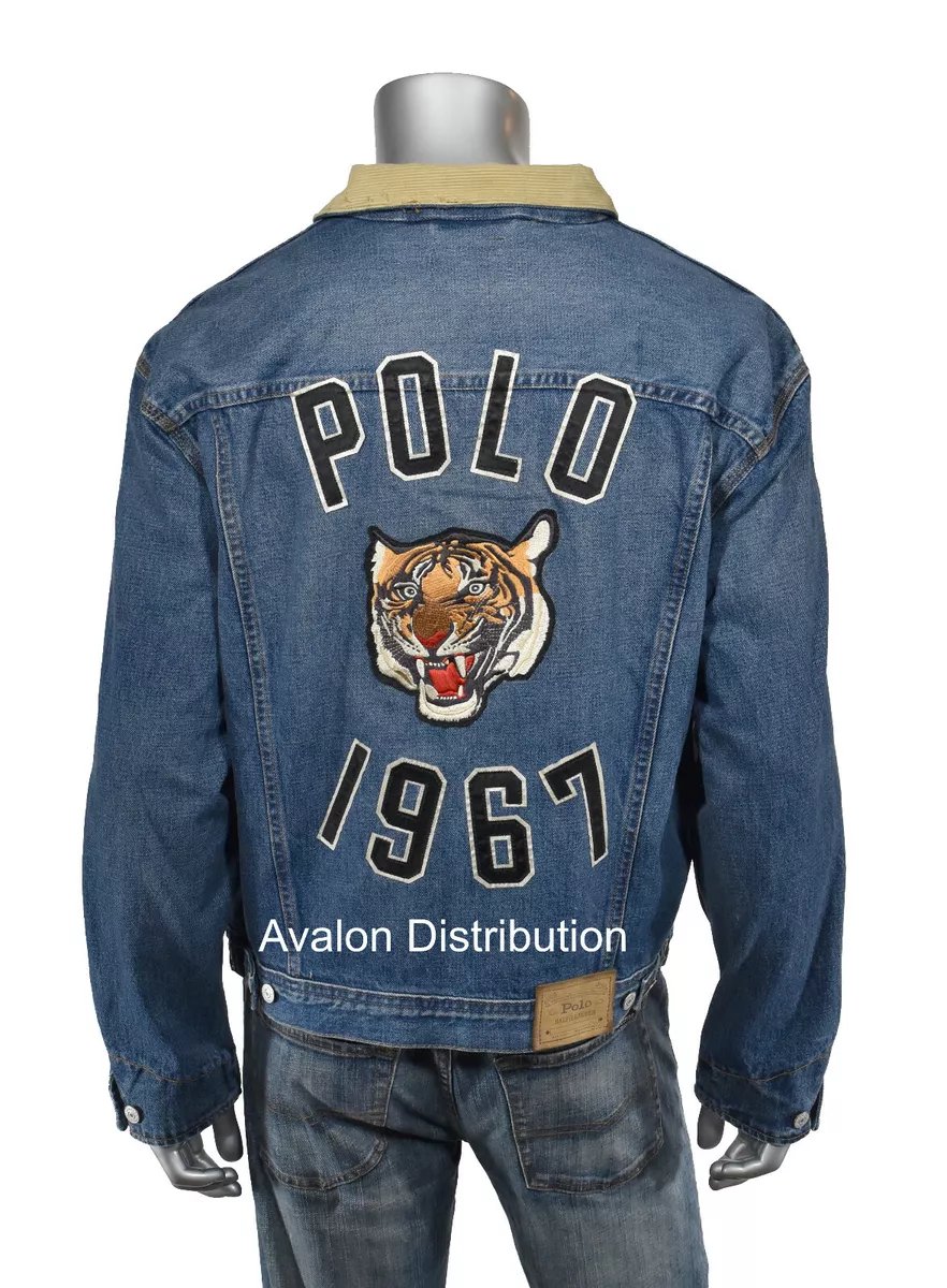 Ralph lauren hotsell tiger denim jacket