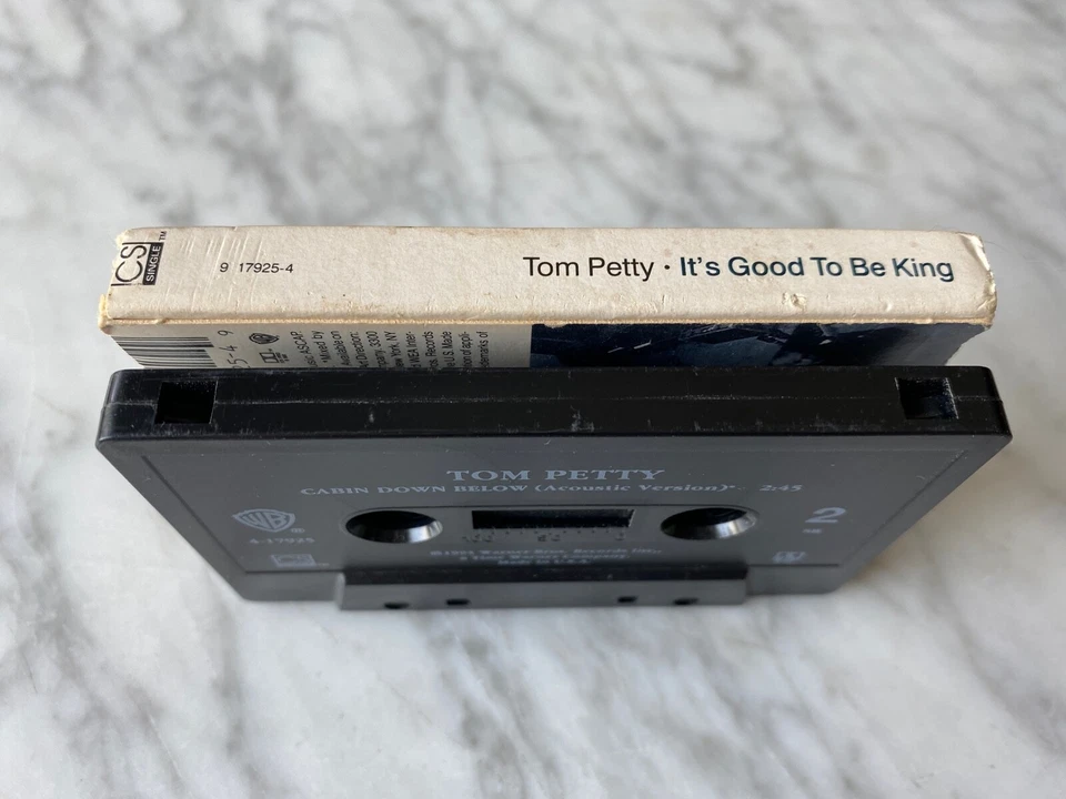 Tom Petty It's Good To Be King CASSETTE Tape Single 1995 Warner 9 17925-4 RARE! Foto 3 de 3