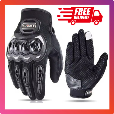 Motorradhandschuhe Schwarz Touch Größe M/L/XL/XXL