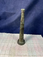 Vintage Powhatan B&I Works W. Virginia Brass 10" NS Fire Hose Nozzle Old Patina
