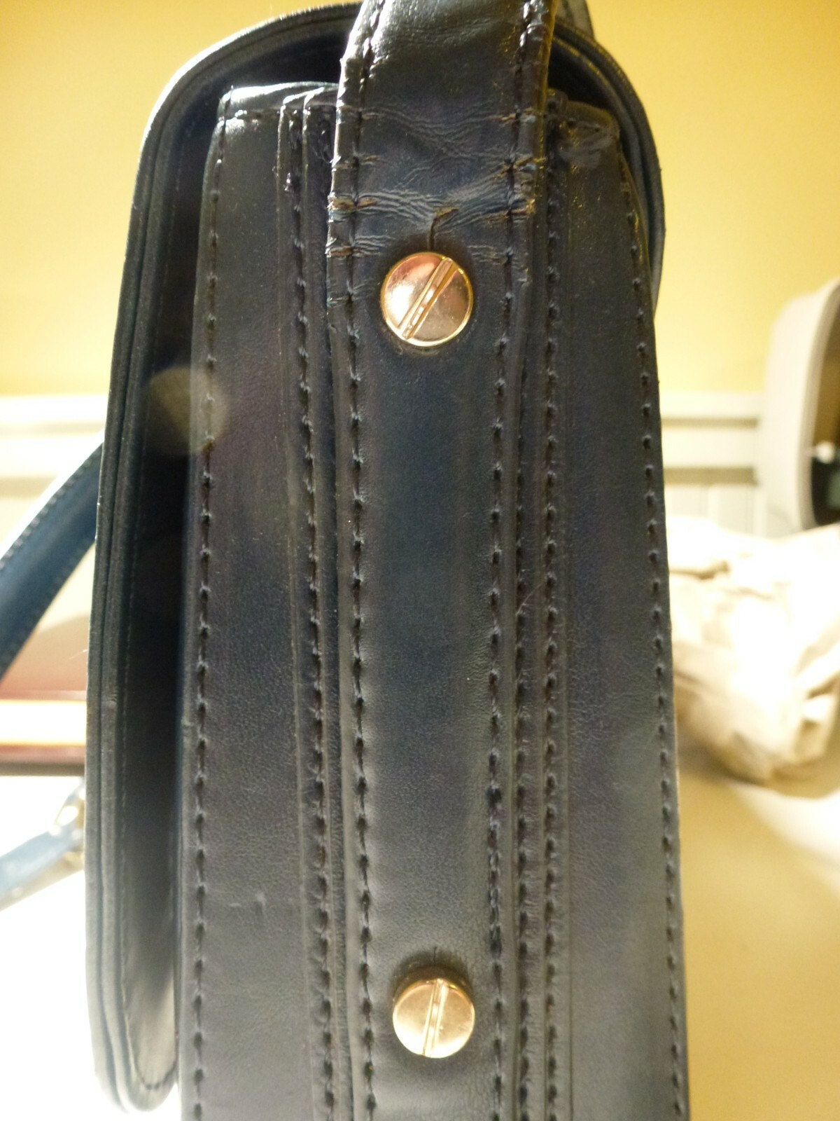 Zara Basic Collection Blue Small/Medium Crossbody… - image 8