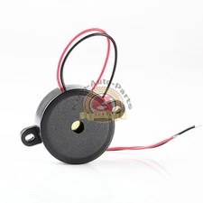12V High-decibel Audible Electronic Buzzer Beeper Continous Beep Black