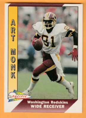 #ad Art Monk Washington Redskins 1991 Pacific #529 Syracuse Orange White Plains NY $1.87