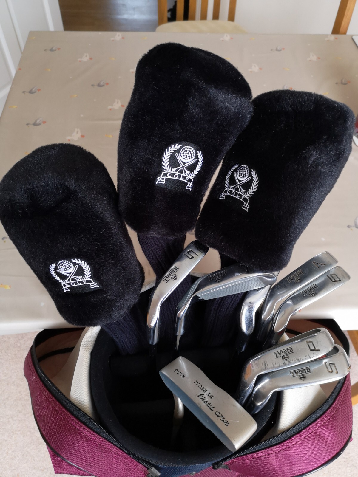 Regal Wild Rhino Golf Set, Irons, Woods, Bag and Wild Thing Putter eBay