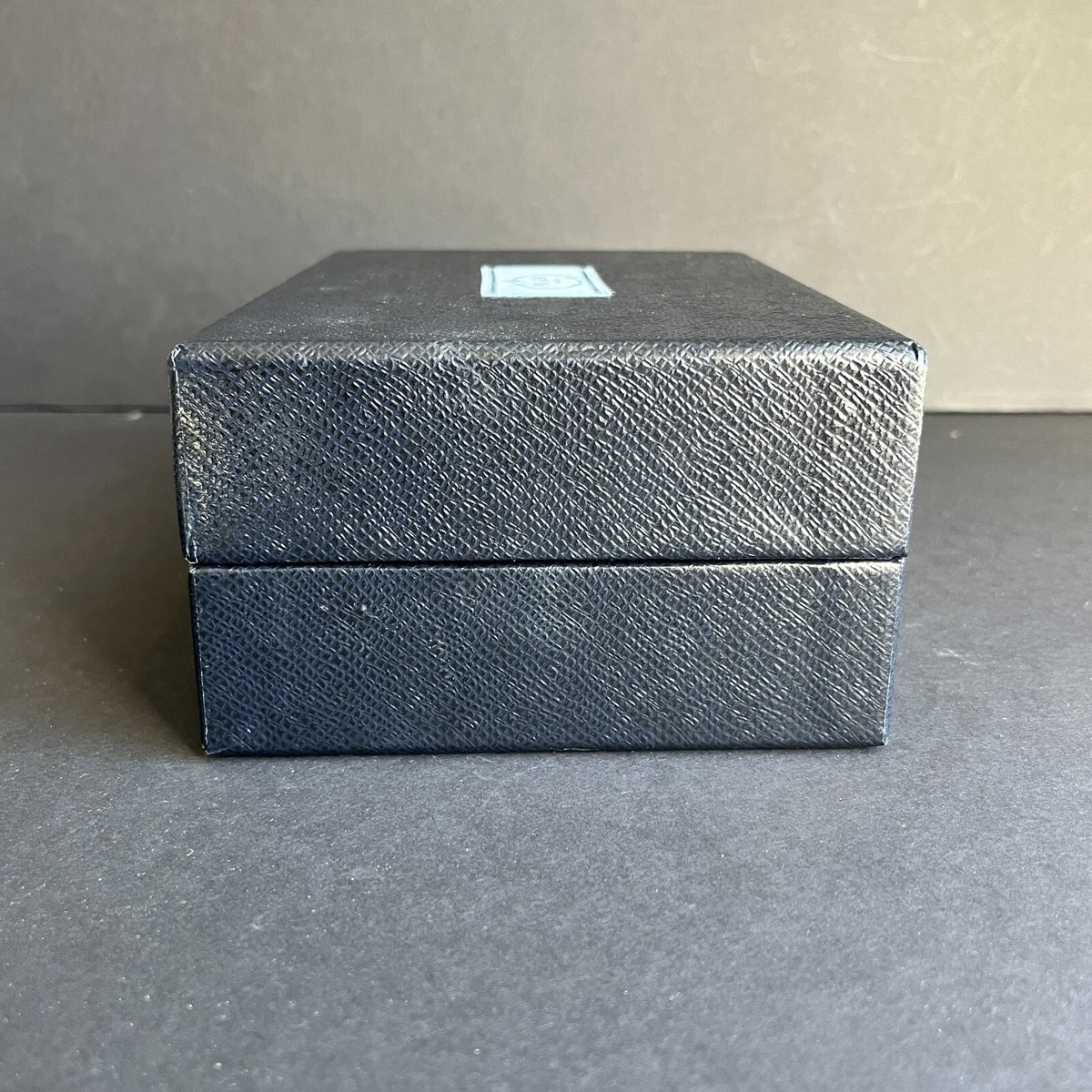Prada Milano EMPTY Navy Blue Storage Gift Box 7.5”x5”x3” | eBay