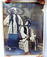 RAJ KAPOOR NALINI JAYWANT BOLLYWOOD ACTOR ACTRESS VINTAGE BLACK&WHITE PHOTOGRAPH