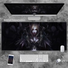 Large Gaming Mouse Pad Mat Desk Mat WOW Lich King Gamer World Of Warcraft Gifts