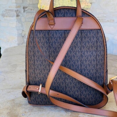 MICHAEL KORS KENLY SIGNATURE MEDIUM BACKPACK BAG BACK TO 