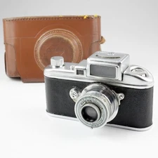 Argus 35mm CC (Colorcamera) Vintage + f/4 Anastigmat Lens & Case - Parts/Display